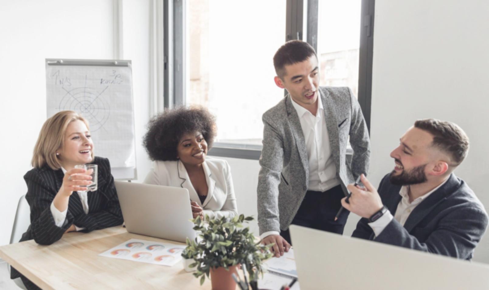 Professional financial advisor reviewing investment documents